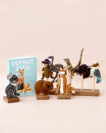 Load image into Gallery viewer, Tara Treasures Finger Puppet Set of 8 - Wombat Stew 
