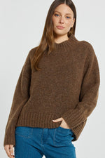Load image into Gallery viewer, Betty Basics Lola Jumper - Chocolate
