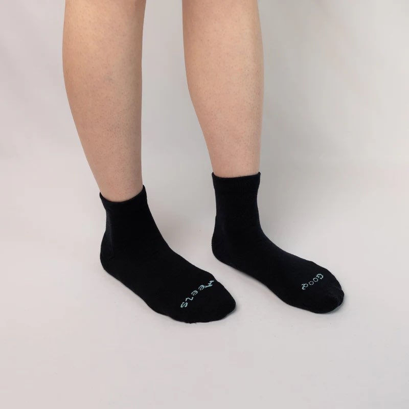 Paire Quarter Socks - Black [CLR:BLACK SZ:S]