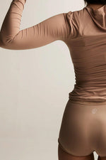 Load image into Gallery viewer, Paire Foundation Thermal LONG SLEEVE - Latte [CLR:LATTE SZ:XS-M]
