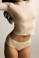 Load image into Gallery viewer, Paire Foundation Thermal LONG SLEEVE - Nude [CLR:NUDE SZ:XS-M]
