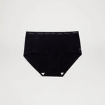 Load image into Gallery viewer, Paire BioTracker Women&#39;s Mid-Waisted Full Brief - Black [CLR:BLACK SZ:M]
