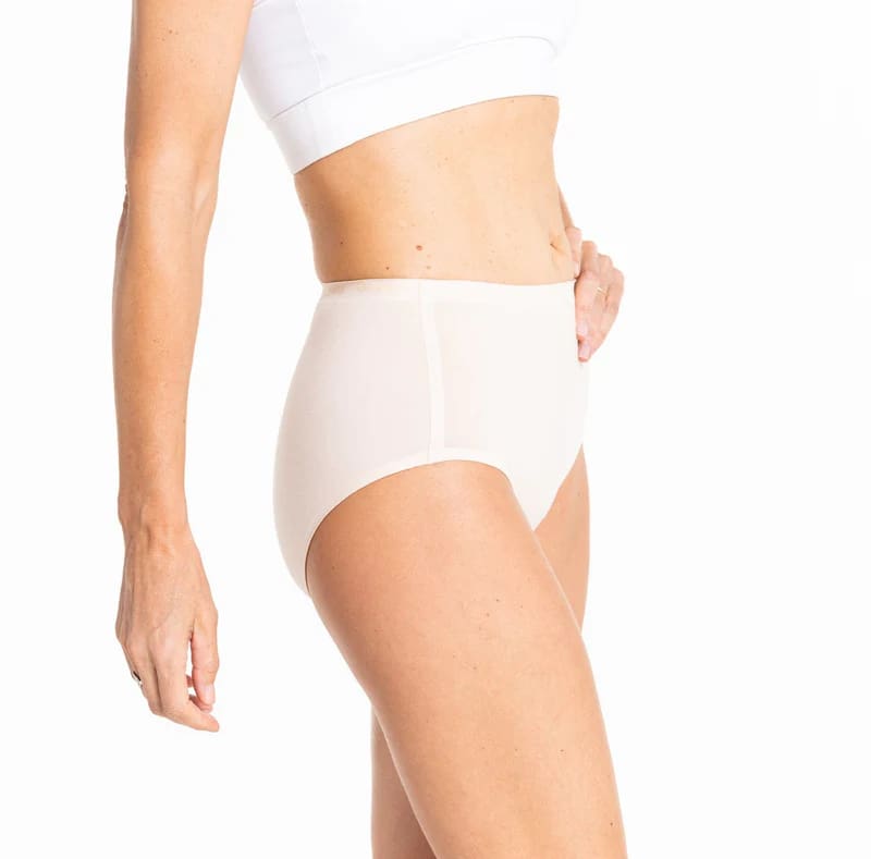 Paire BioTracker Women's Mid-Waisted Full Brief - Nude [CLR:NUDE SZ:S]