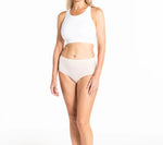 Load image into Gallery viewer, Paire BioTracker Women&#39;s Mid-Waisted Full Brief - Nude [CLR:NUDE SZ:S]
