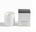 Load image into Gallery viewer, Light &amp; Glo Candle Black Raspberry &amp; Vanilla - White
