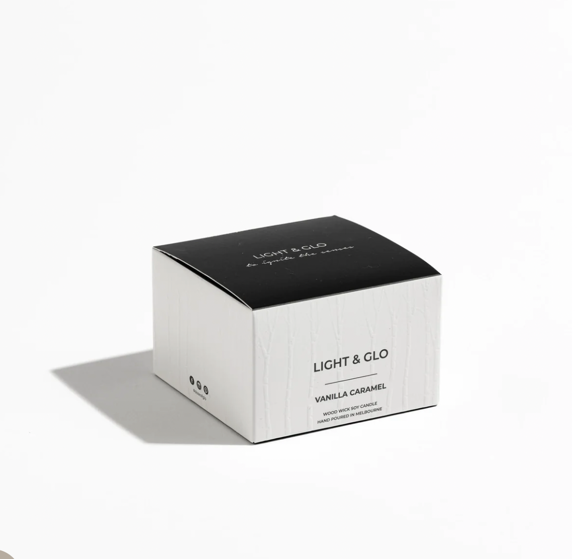 Light & Glo Travel Candle - Vanilla Caramel