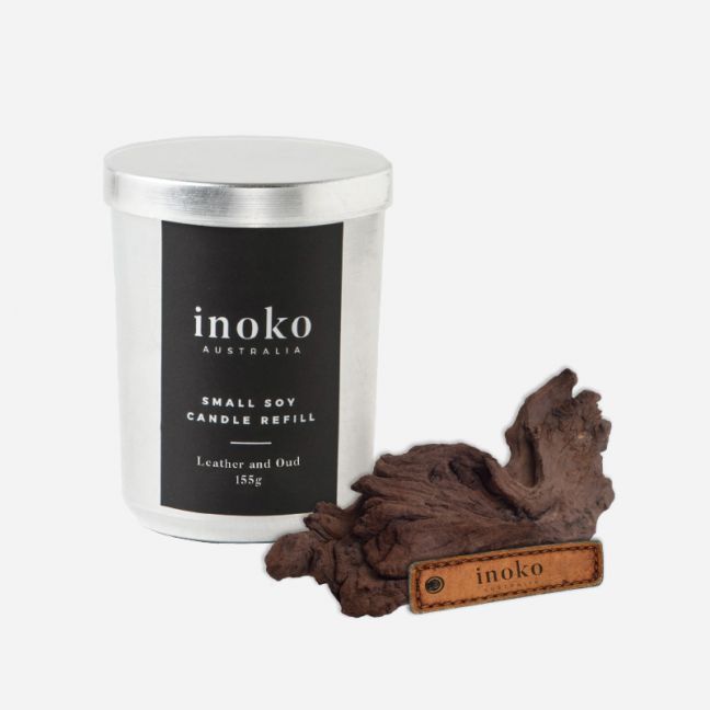 Inoko Candle Refill Leather & Oud